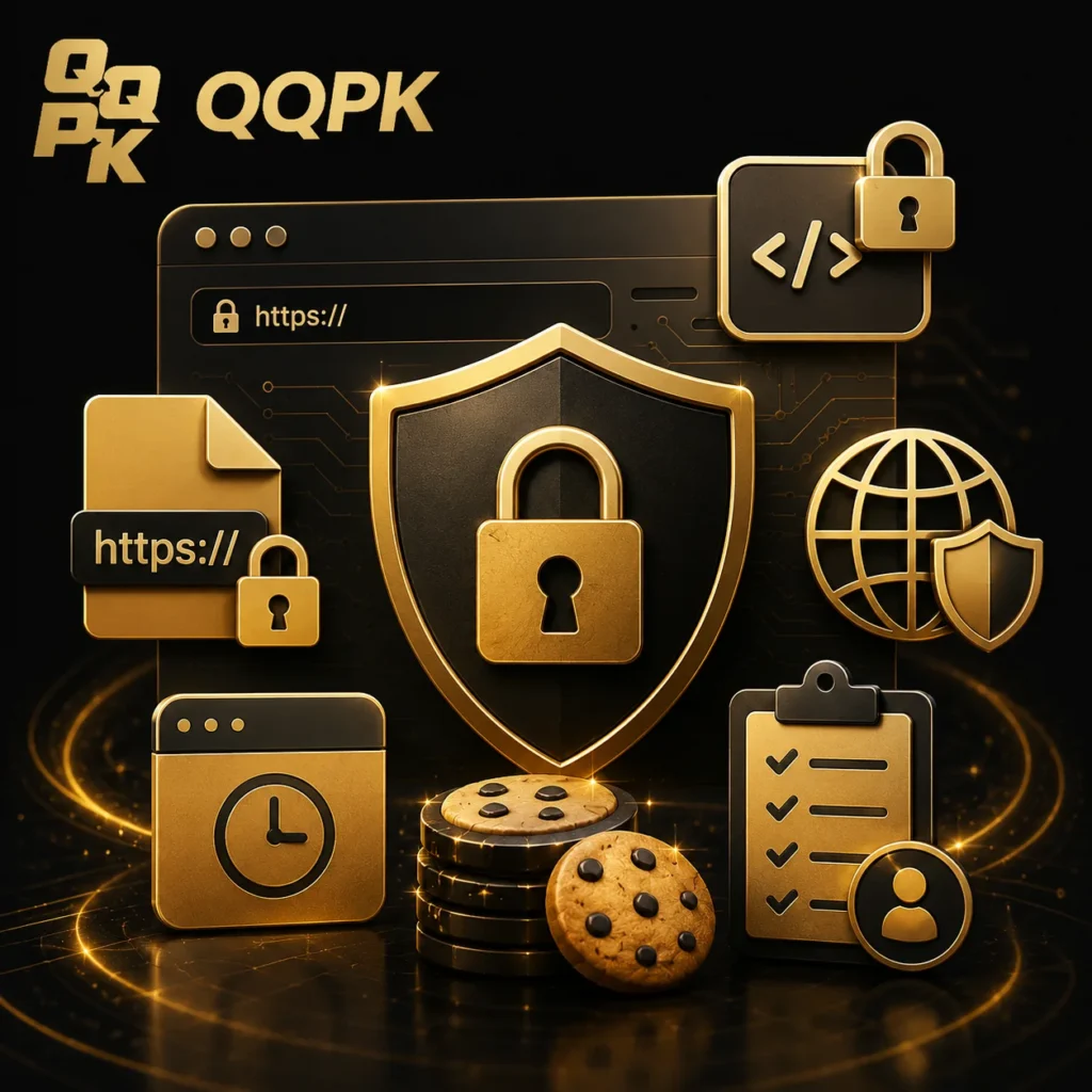 QQPK secure cookies and HTTPS privacy protection.