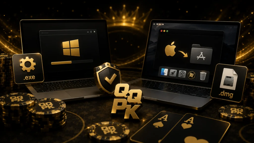 QQPoker desktop client installation Windows macOS